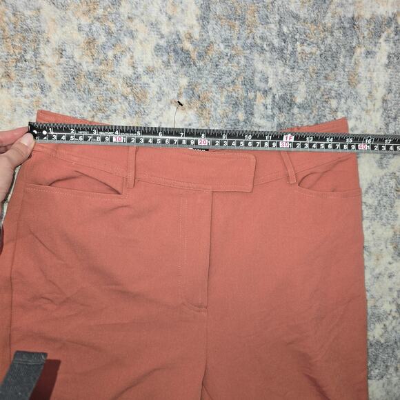 Fashion Nova Pants Womens Large Pink Ponte Flare Bell Bottom Lined Hook Eye - Picture 6 of 12